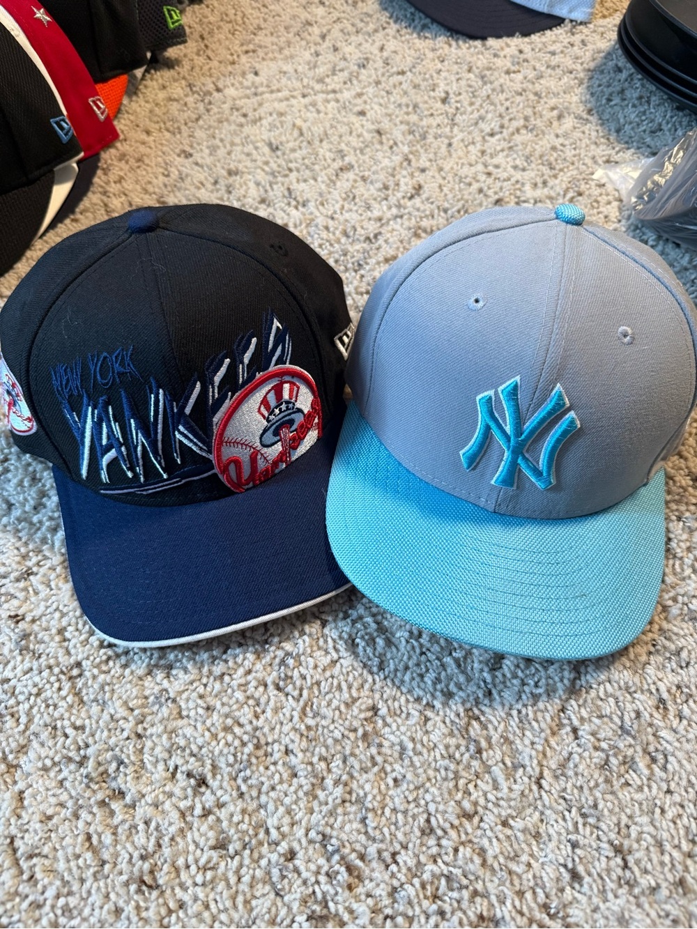 New Era New York Yankee 59FIFTY Hat – Navy and Light Gray